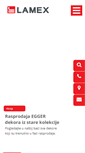 Mobile Screenshot of lamex.rs
